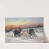 Troika At Sunset by Nikolai Egorovich Sverchkov