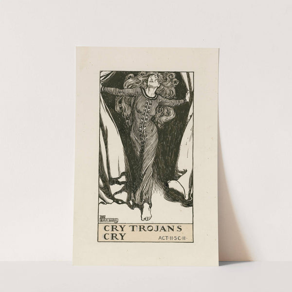 Troilus and Cressida; Cry Trojans Cry Act II Scene II (1900) by Byam Shaw