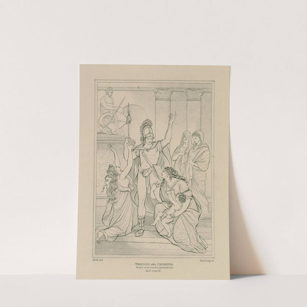 Troilus & Cressida, act 5, sc. 3, Hector, Andromache, Cassandra &c (19th century) by William Francis Starling