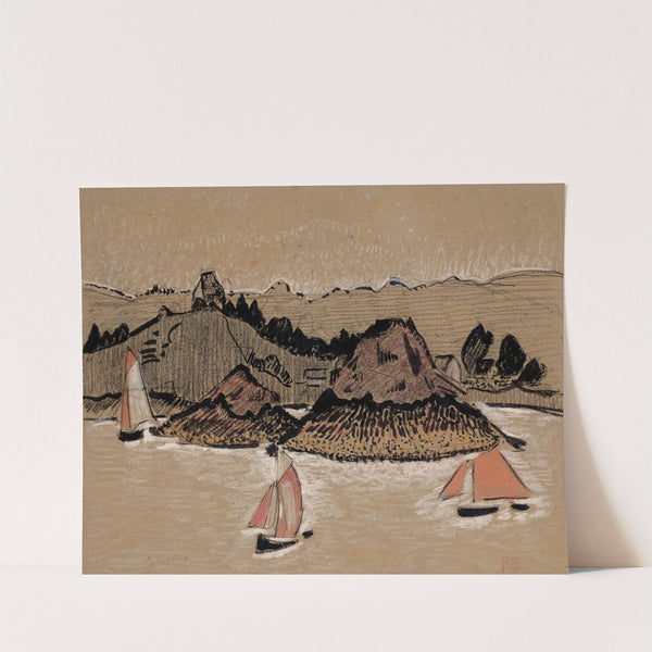 Trois bateaux sur le Trieux by Paul Sérusier