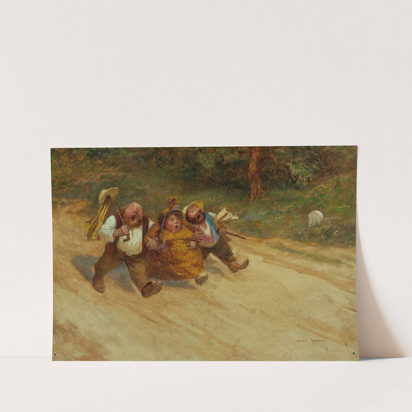 Trois bons amis (1902) by Jean Veber