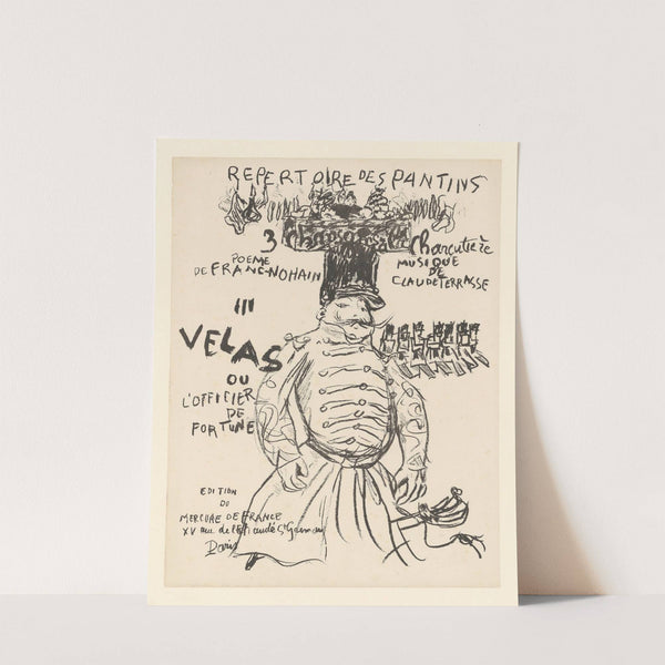 Trois chansons à la charcutière – Velas ou l’officier de fortune (1898) by Pierre Bonnard