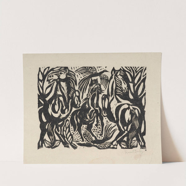 Trois chevaux (1910) by Raoul Dufy