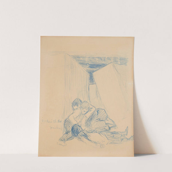 Trois garçons endormis by Théophile Alexandre Steinlen