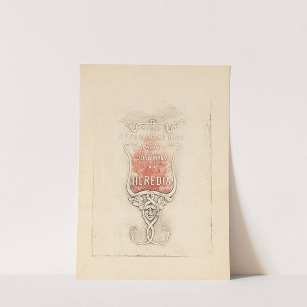 Trois gypsographies d’après José Maria de Heredia by Pierre Roche