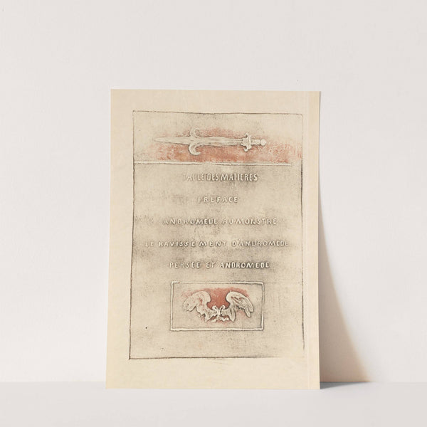 Trois gypsographies d’après José Maria de Heredia by Pierre Roche