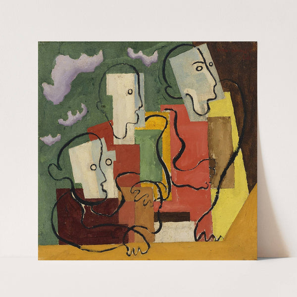 Trois personnages (1928) by Louis Marcoussis