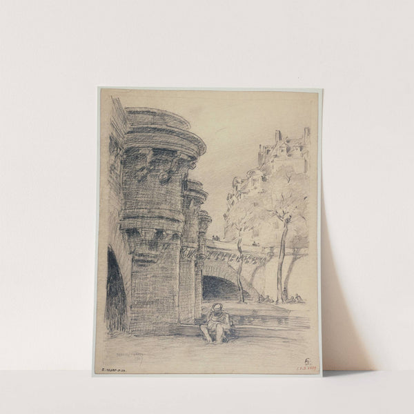 Trois piles du Pont-Neuf by Ferdinand Boberg