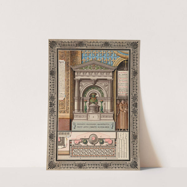 Trois projets pour le tombeau de Louis-Charles d’Orléans by George Grongnet De Vassé