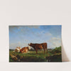 Trois vaches au pâturage by Rosa Bonheur