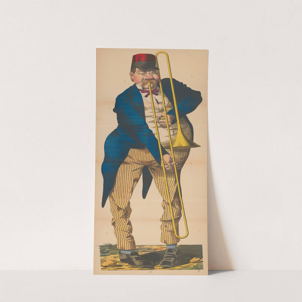 Trombone player by René Ackermann