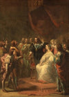 Tromp introduces the young Prince William of Orange to King Charles I of England, Anno 1641