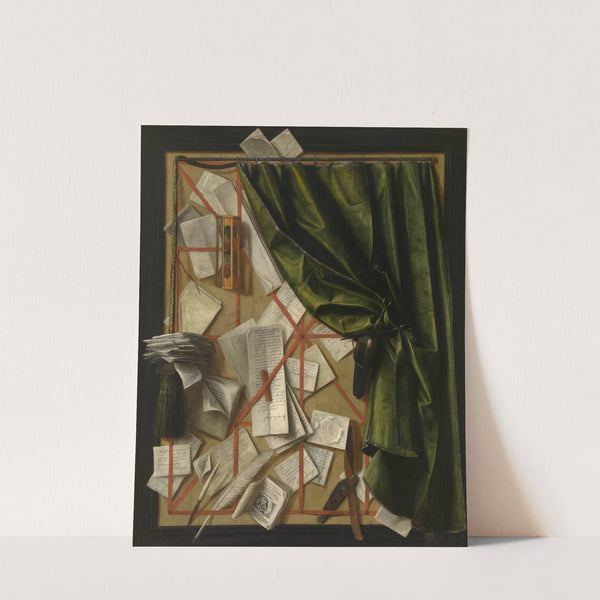 Trompe l’oeil (1664) by Cornelius Norbertus Gijsbrechts