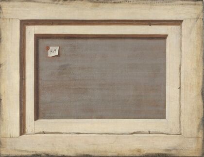 Trompe L’oeil. The Reverse Of A Framed Painting