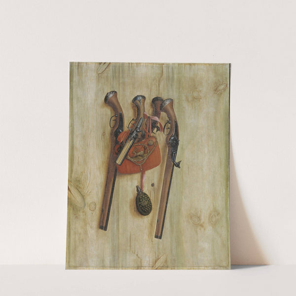 Trompe L'oeil With Pistols by Cornelius Norbertus Gijsbrechts