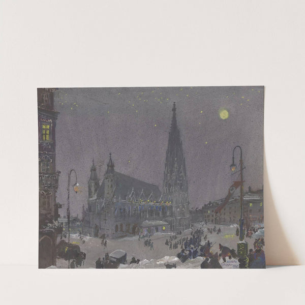 Trompetenblasen in der Sylvesternacht 1942 (1942) by Oskar Laske