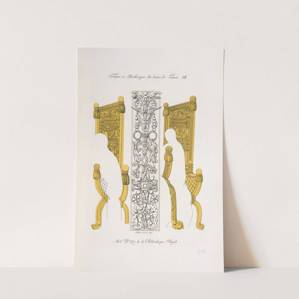 Trônes et arabesqe du tems de Louis XII. by Nicolas Xavier Willemin