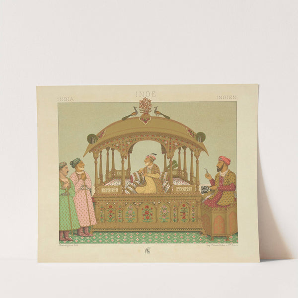 Trones portaties des empereurs Mongols (1876-1888) by Auguste Racinet