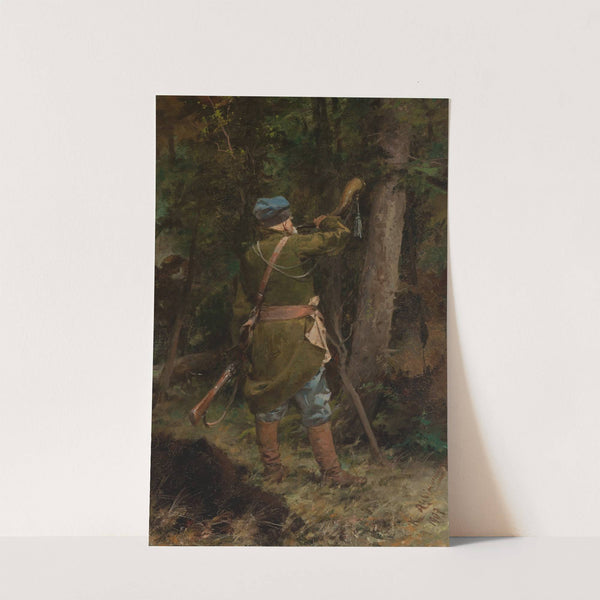 Troops with a horn by Kazimierz Alchimowicz