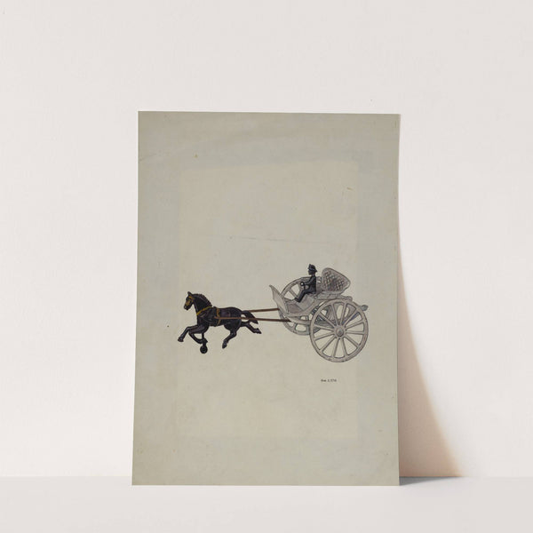 Trotter and Gig Iron Toy (c. 1939) by George File