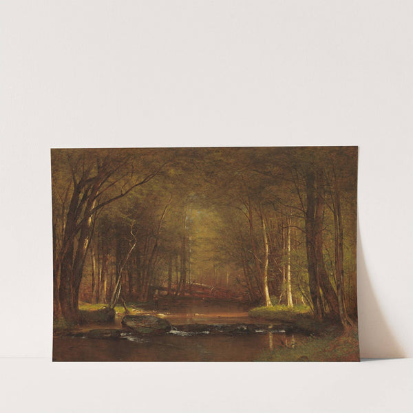 Trout Brook in the Catskills (1875) by Worthington Whittredge