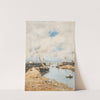Trouville, le lougre échoué by Eugène Boudin