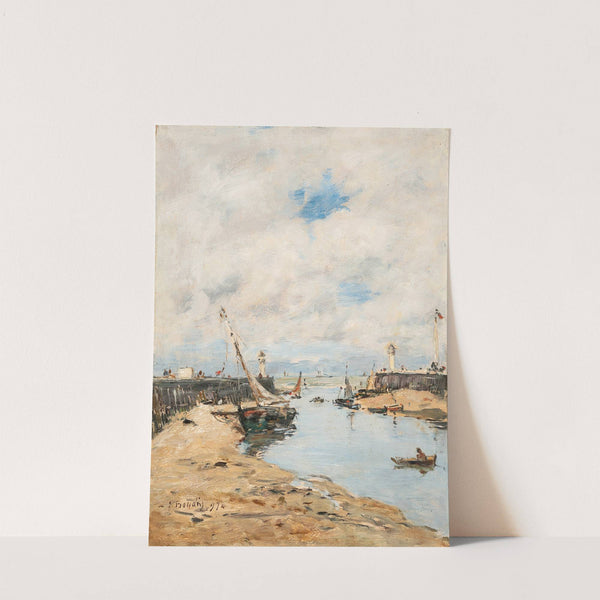 Trouville, le lougre échoué by Eugène Boudin