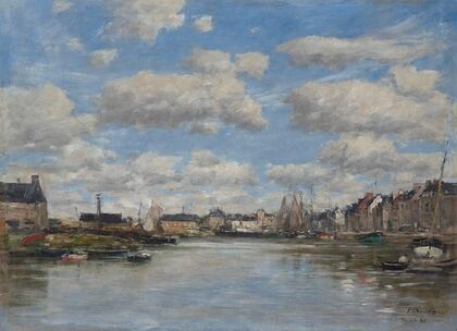 Trouville, Le Port (1880)