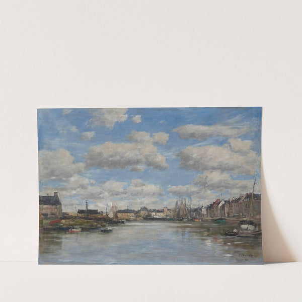 Trouville, Le Port (1880) by Eugène Boudin