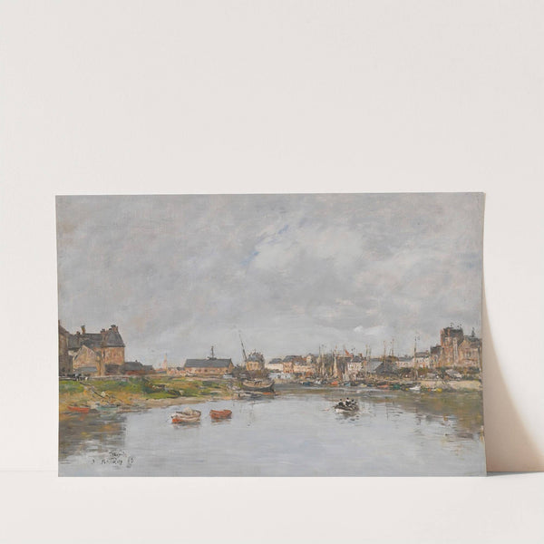 Trouville, Le Port (1880) by Eugène Boudin