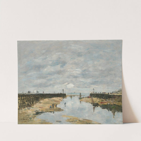 Trouville, les jetées, marée basse (1891) by Eugène Boudin