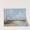 Trouville, Les Jetées, Marée Basse (1888) by Eugène Boudin