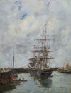 Trouville, Les jetées marée haute