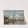 Trouville, Un coin du port (circa 1880-1885) by Eugène Boudin