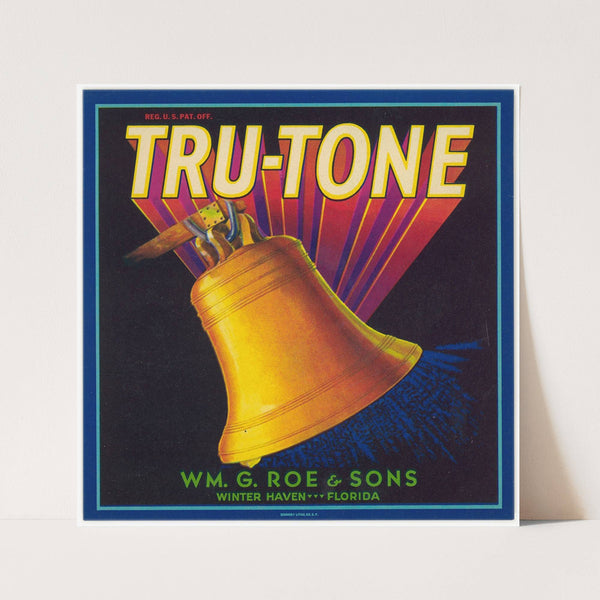 Tru-Tone Produce Label (1930-1950)