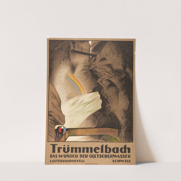 Trümmelbach – Das Wunder der Gletscherwasser (1922) by Emil Cardinaux