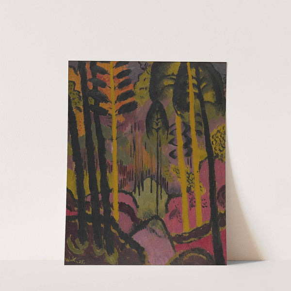 Trunks and Foliage by Johann Walter-Kurau