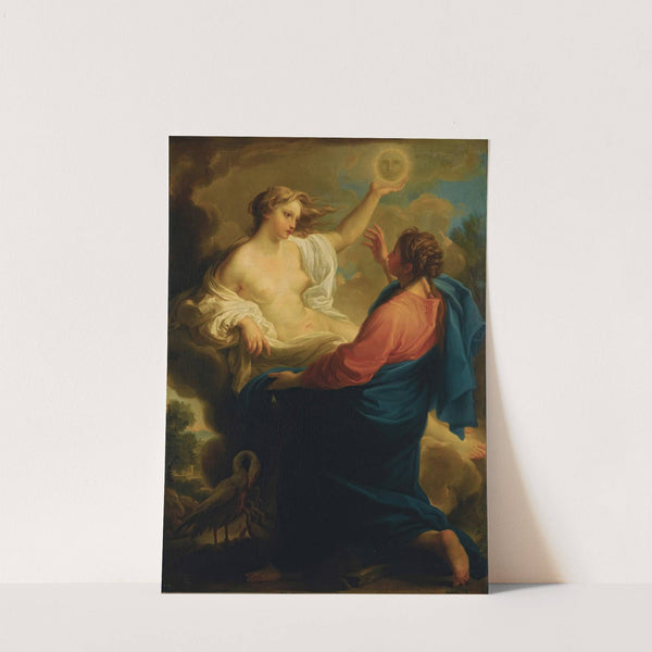Truth and mercy by Circle Of Pompeo Batoni
