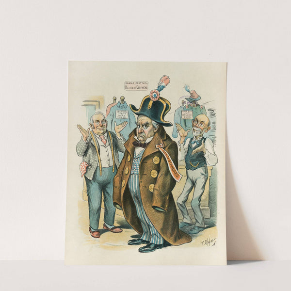 Trying it on (1896) by Frederick Burr Opper