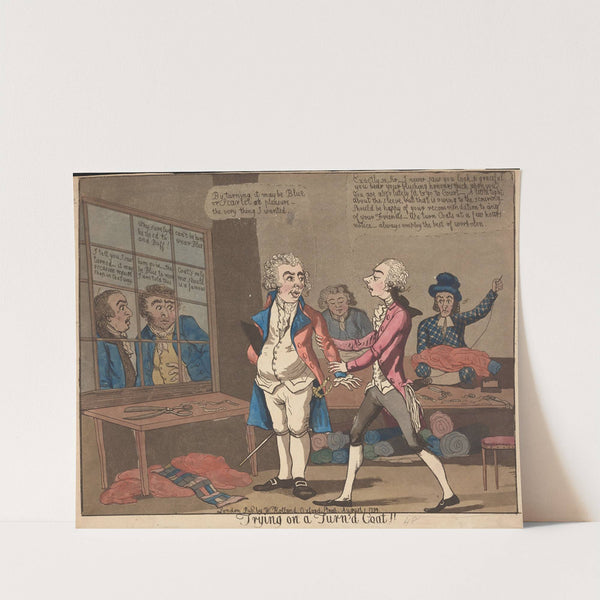 Trying on a turn’d coat!!. (1799)