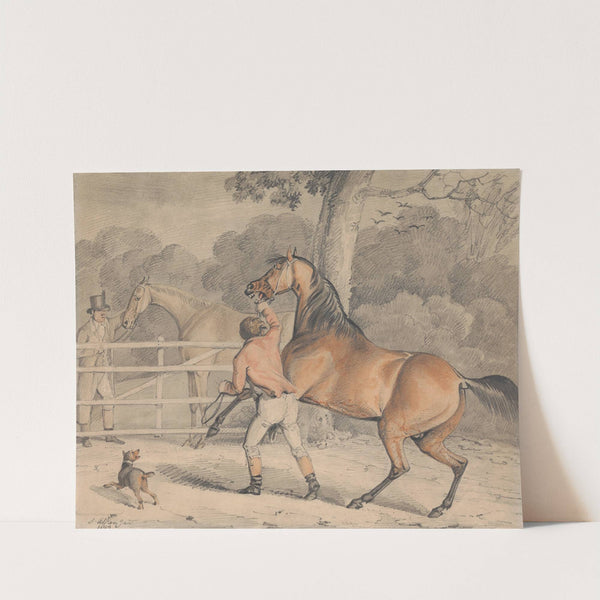 Trying the Mare by Samuel Alken