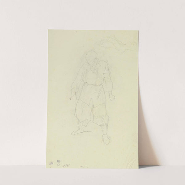 Tscherkessischer Krieger in voller Ausrüstung. by Theodor Horschelt