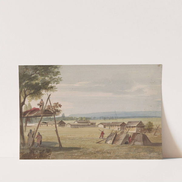 Tshimikain Mission or Chemakane Mission by John Mix Stanley