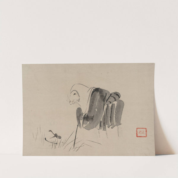 Tsuri gitsune (1870-1890) by Kawanabe Kyōsai