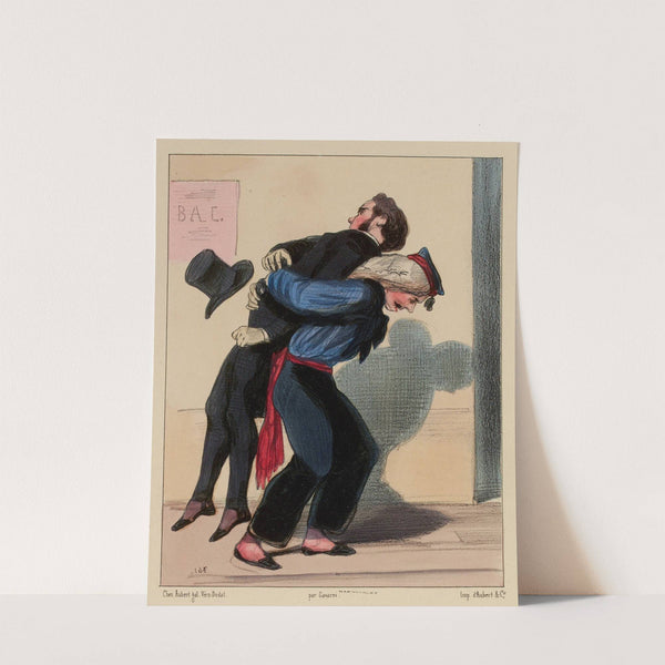 Tu danseras Coquardeau (1840) by Paul Gavarni