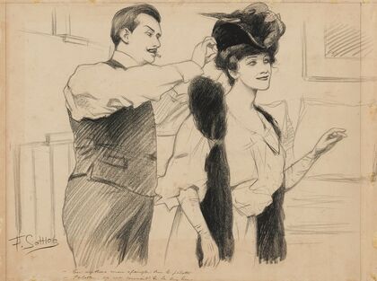 Tu mettras mon épingle sur la pelotte. – Pelotter, ça me connaît, tu le sais bien (1900)