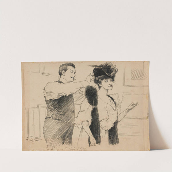 Tu mettras mon épingle sur la pelotte. – Pelotter, ça me connaît, tu le sais bien (1900) by Fernand Louis Gottlob