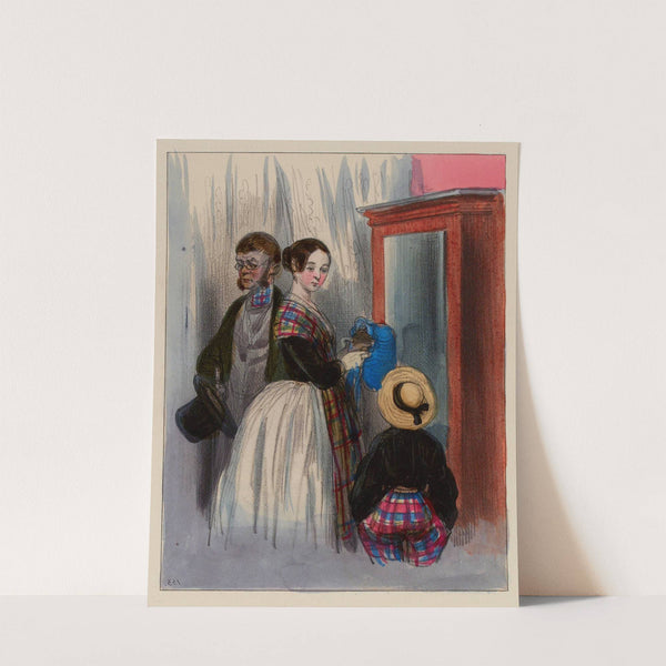 Tu mettras plus jamais ton chapeau qui sent la pipe, n’est pas m’man (1838-1840) by Paul Gavarni