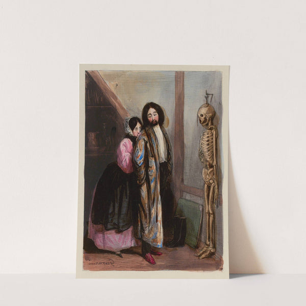 Tu ne la reconnais pas L’ancienne à Badinguet Une belle blonde (1839-1841) by Paul Gavarni