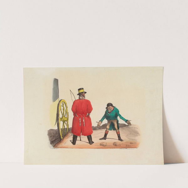 Tu ne sais pas conduire, mon pauvre garçon (1831) by Charles-Joseph Traviès de Villers